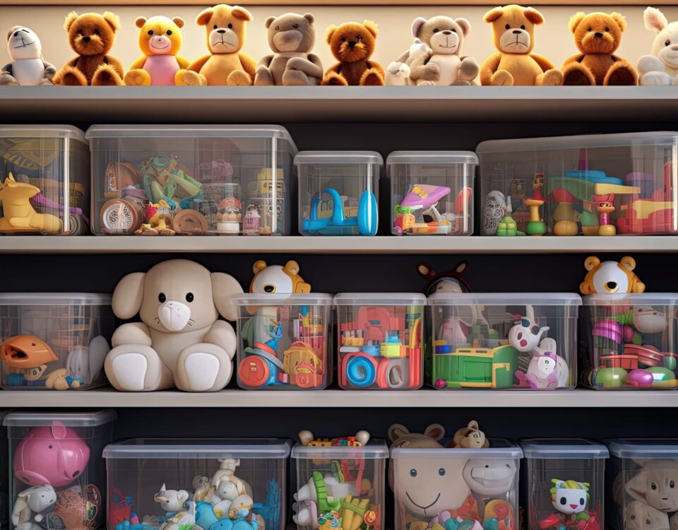 Organized toy storage showcasing effective storage solutions in Randburg homes