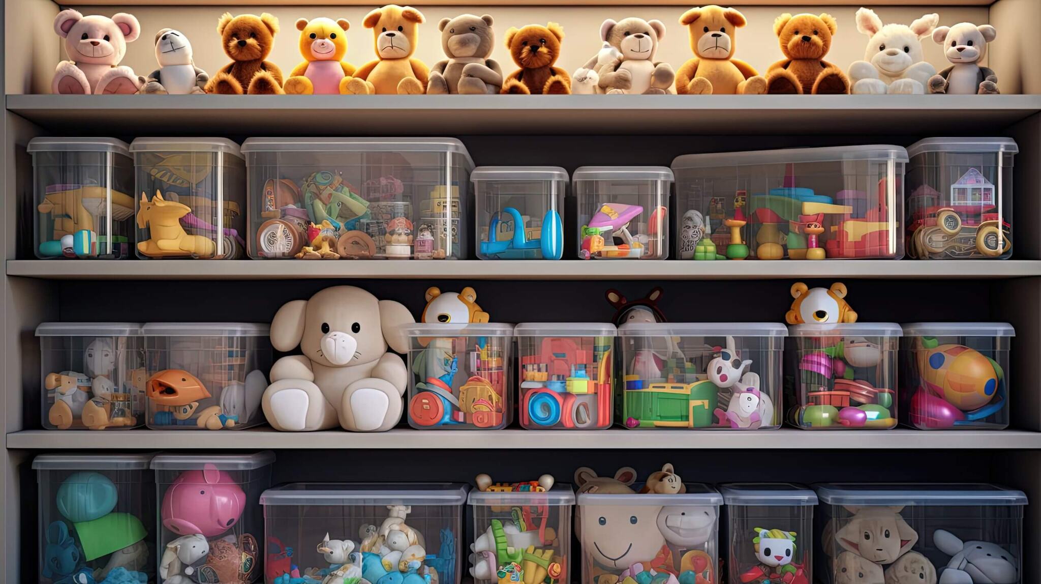 Organized toy storage showcasing effective storage solutions in Randburg homes